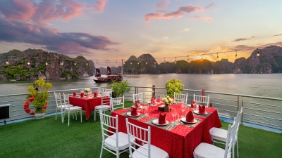 sundeck of cruise