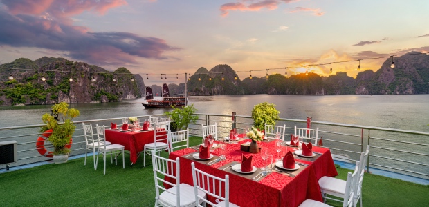 sundeck of cruise